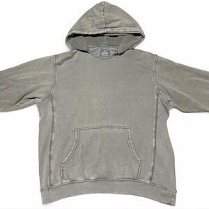 Aerie Women’s Green Pullover Faded Hoodie Size Medium Casual Oversized Relaxed